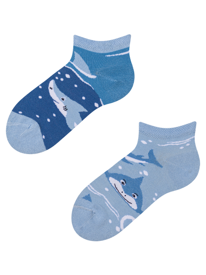 Kids' Ankle Socks Grey Shark