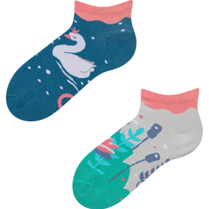 Kids' Ankle Socks Swans