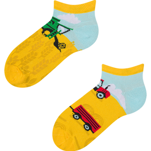 Kids' Ankle Socks Tractor