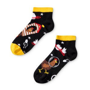 Kids' Ankle Socks Hen Astronaut