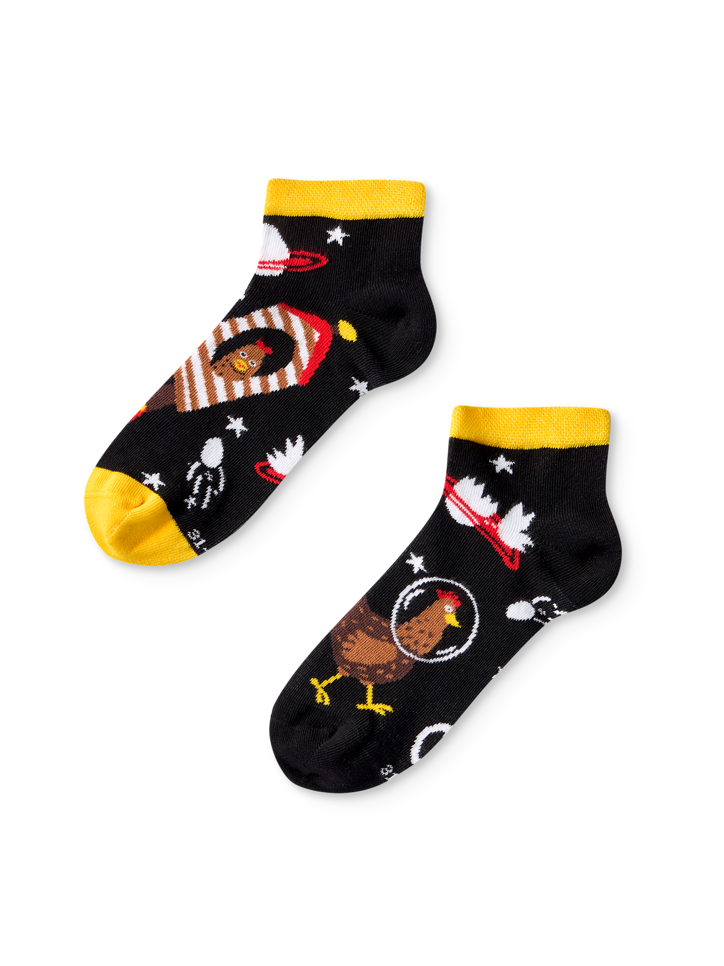 Kids' Ankle Socks Hen Astronaut