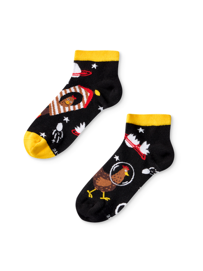 Kids' Ankle Socks Hen Astronaut