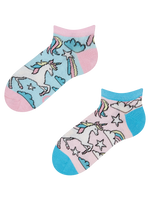 Kids' Ankle Socks Rainbow Unicorn