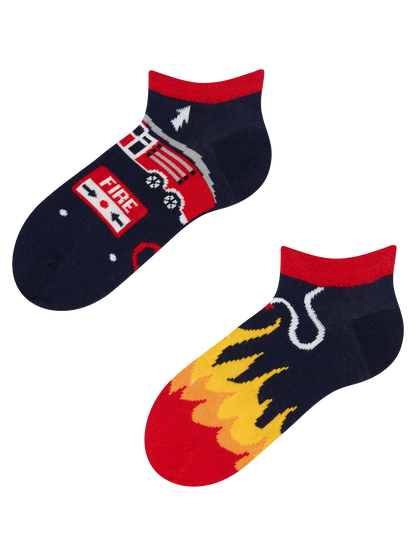 Kids' Ankle Socks Firefighter