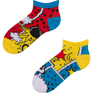 Kids' Ankle Socks Colorful Comics