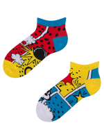 Kids' Ankle Socks Colorful Comics