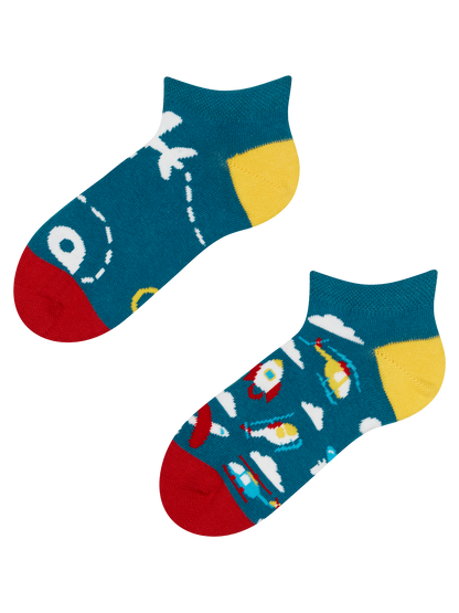 Kids' Ankle Socks Planes