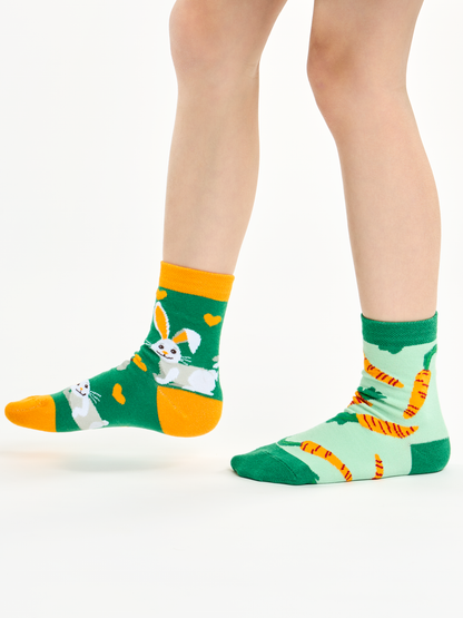 Kids' Socks Rabbit and Carrot