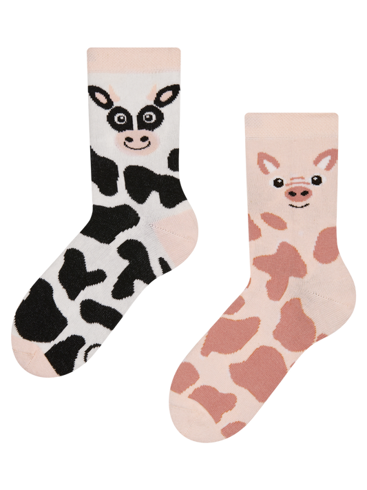 Kids' Socks Cow & Piggie