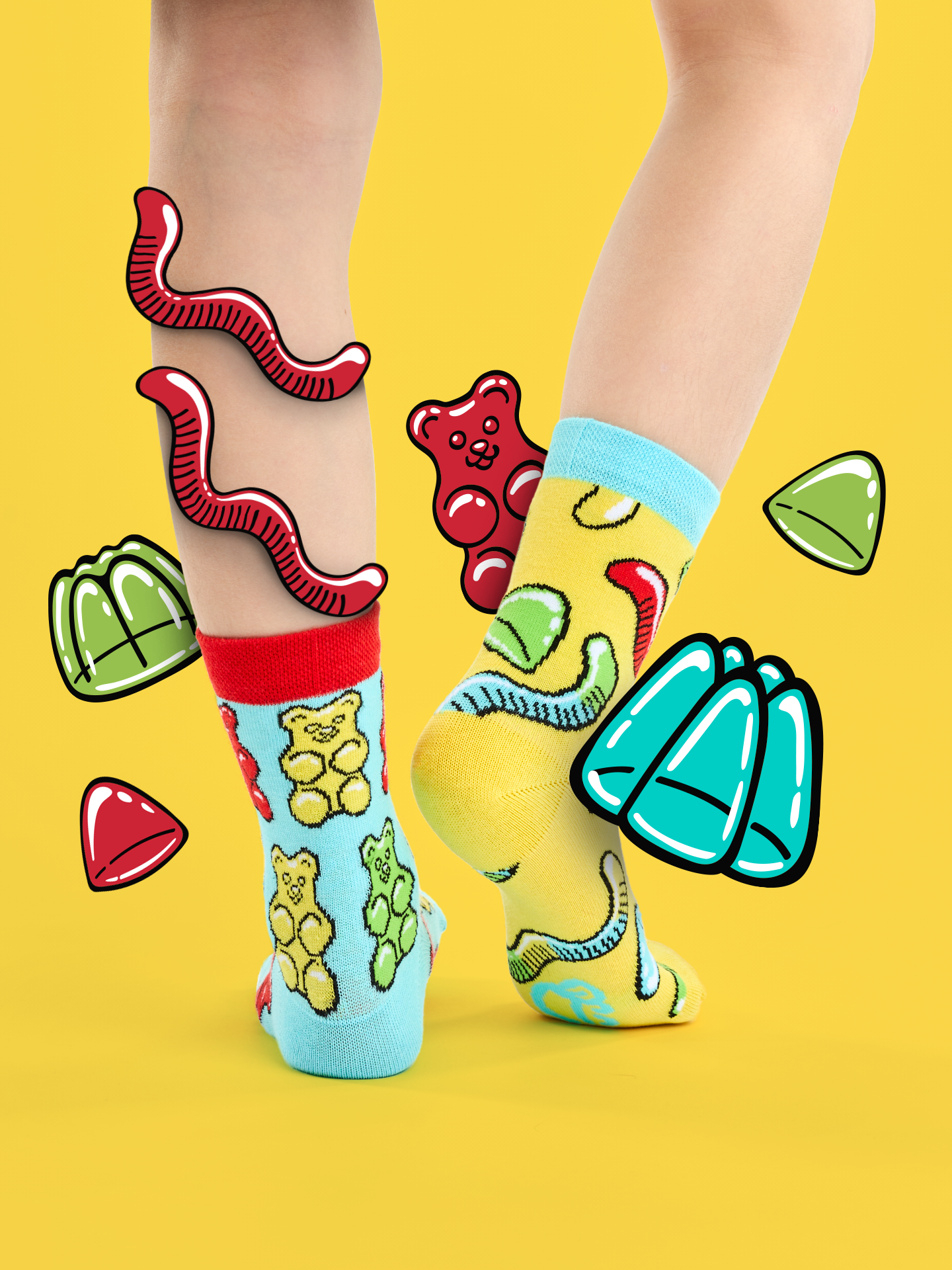 Kids' Socks Gummy Bears