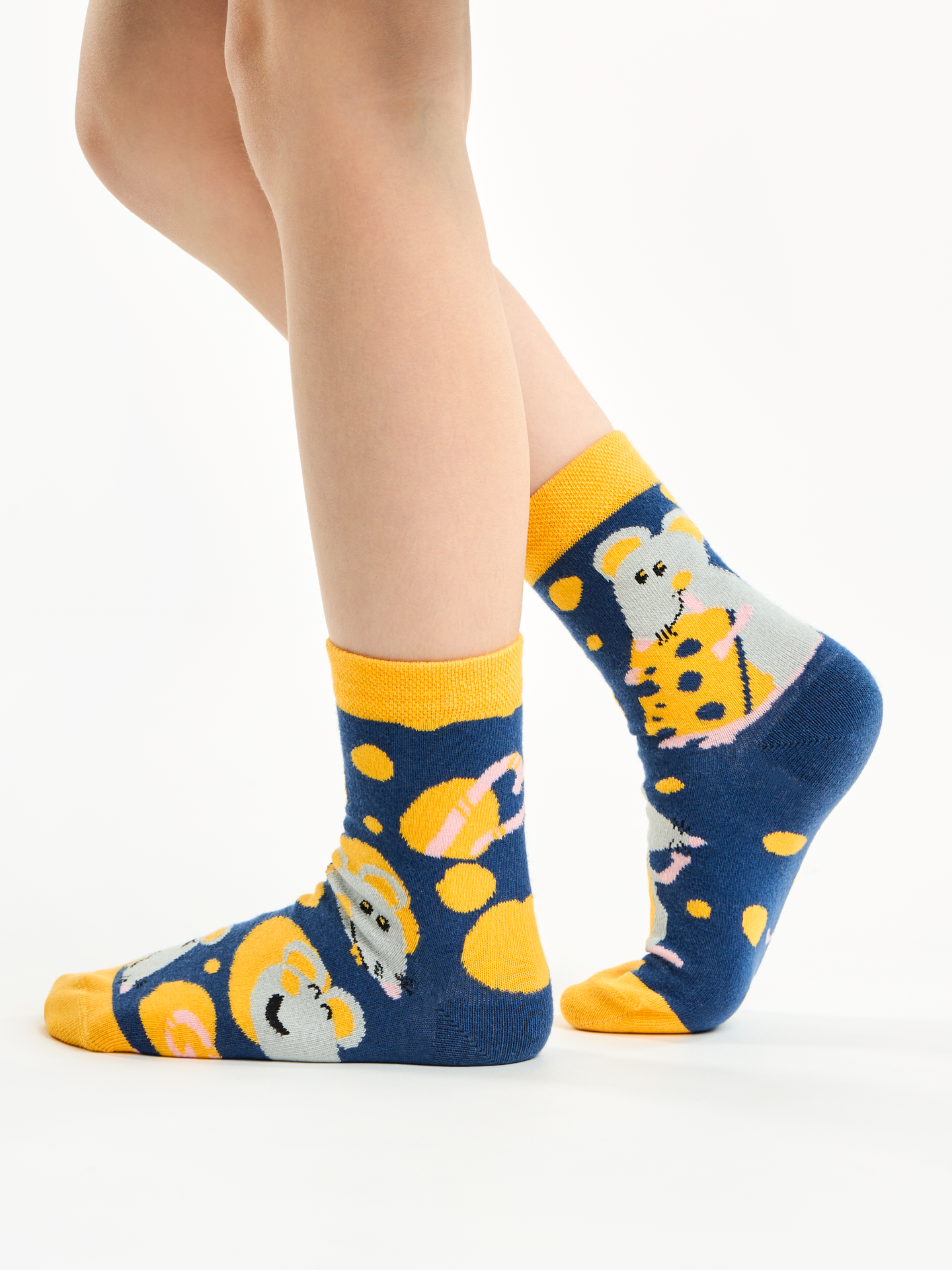 Kids' Socks Mouse & Cheese