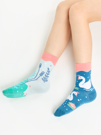 Kids' Socks Swans