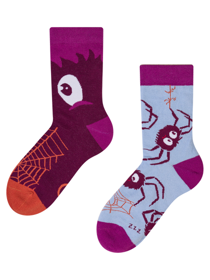 Kids' Socks Funny Spiders