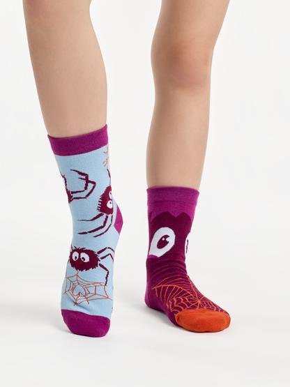 Kids' Socks Funny Spiders