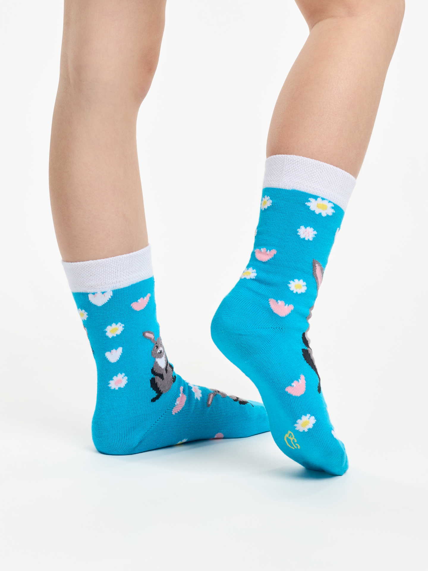 Kids' Socks Bunny & Flowers