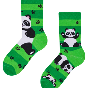 Kids' Socks Panda & Stripes