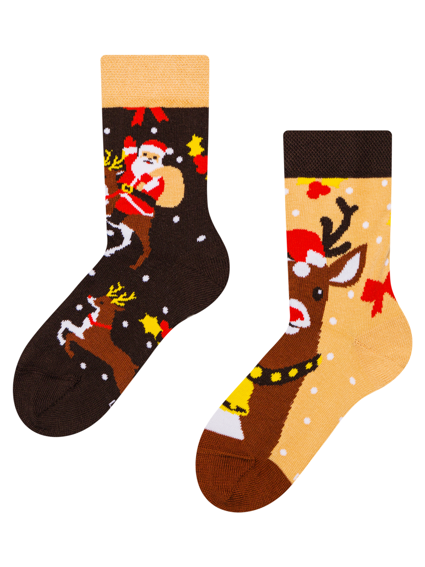 Kids' Socks Reindeer & Santa