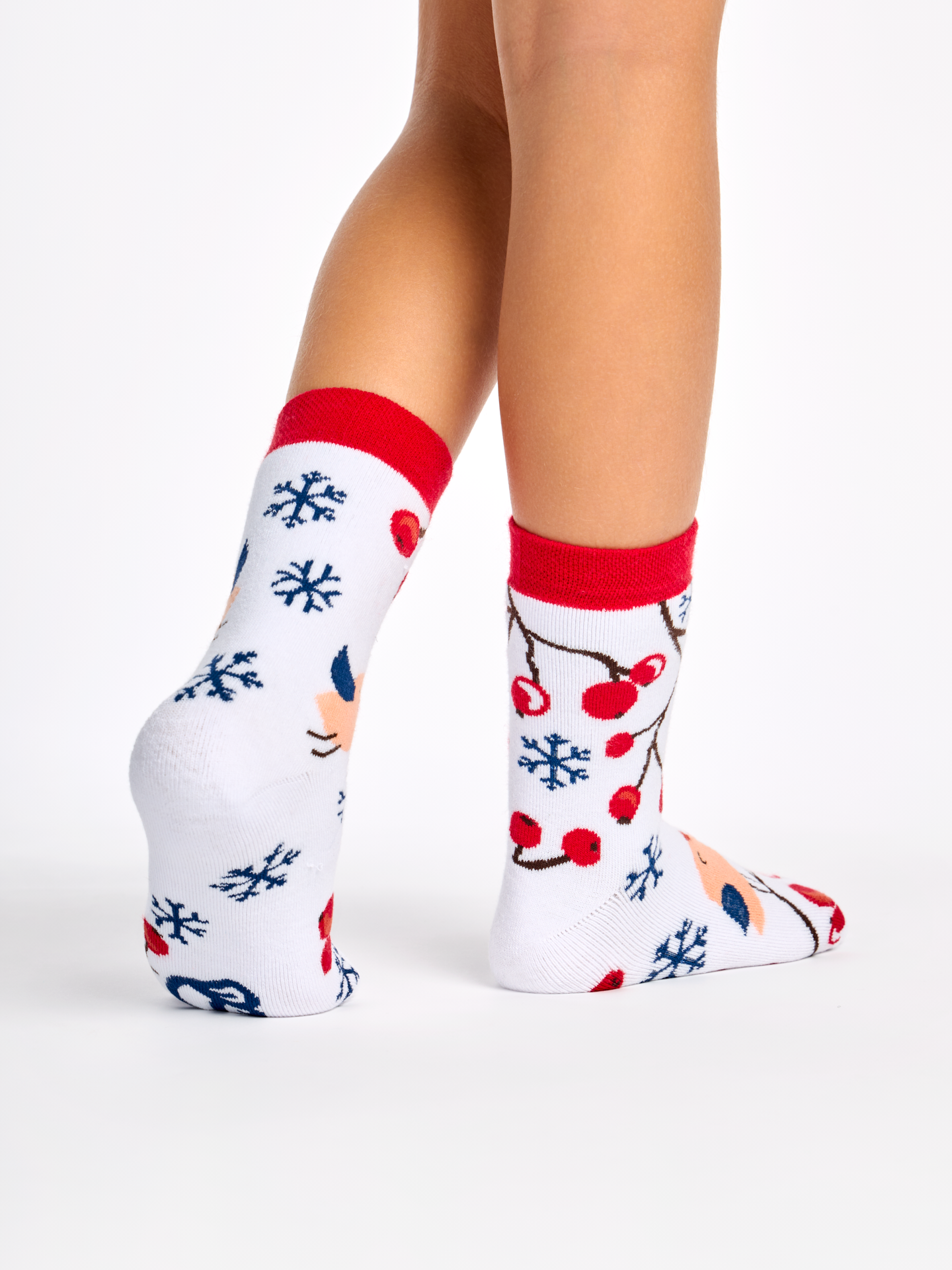 Kids' Warm Socks Winter Berries