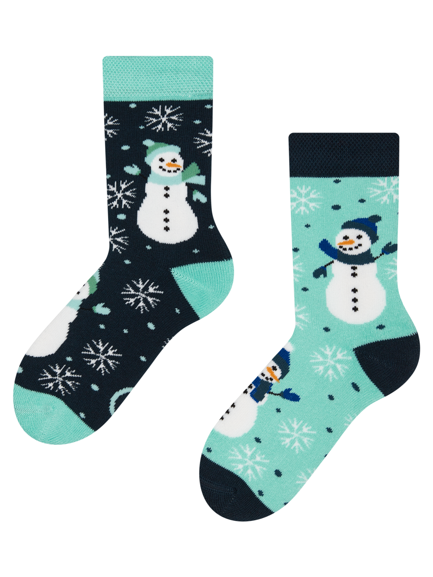 Kids' Warm Socks Joyful Snowman