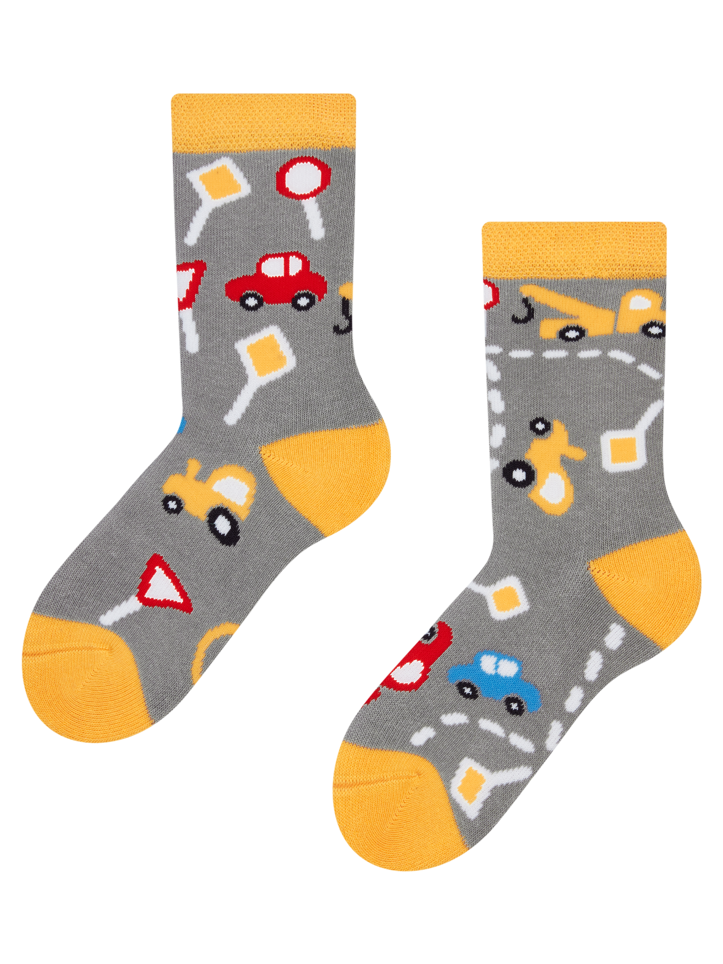 Kids' Warm Socks Cars & Roads