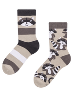 Kids' Warm Socks Happy Racoon