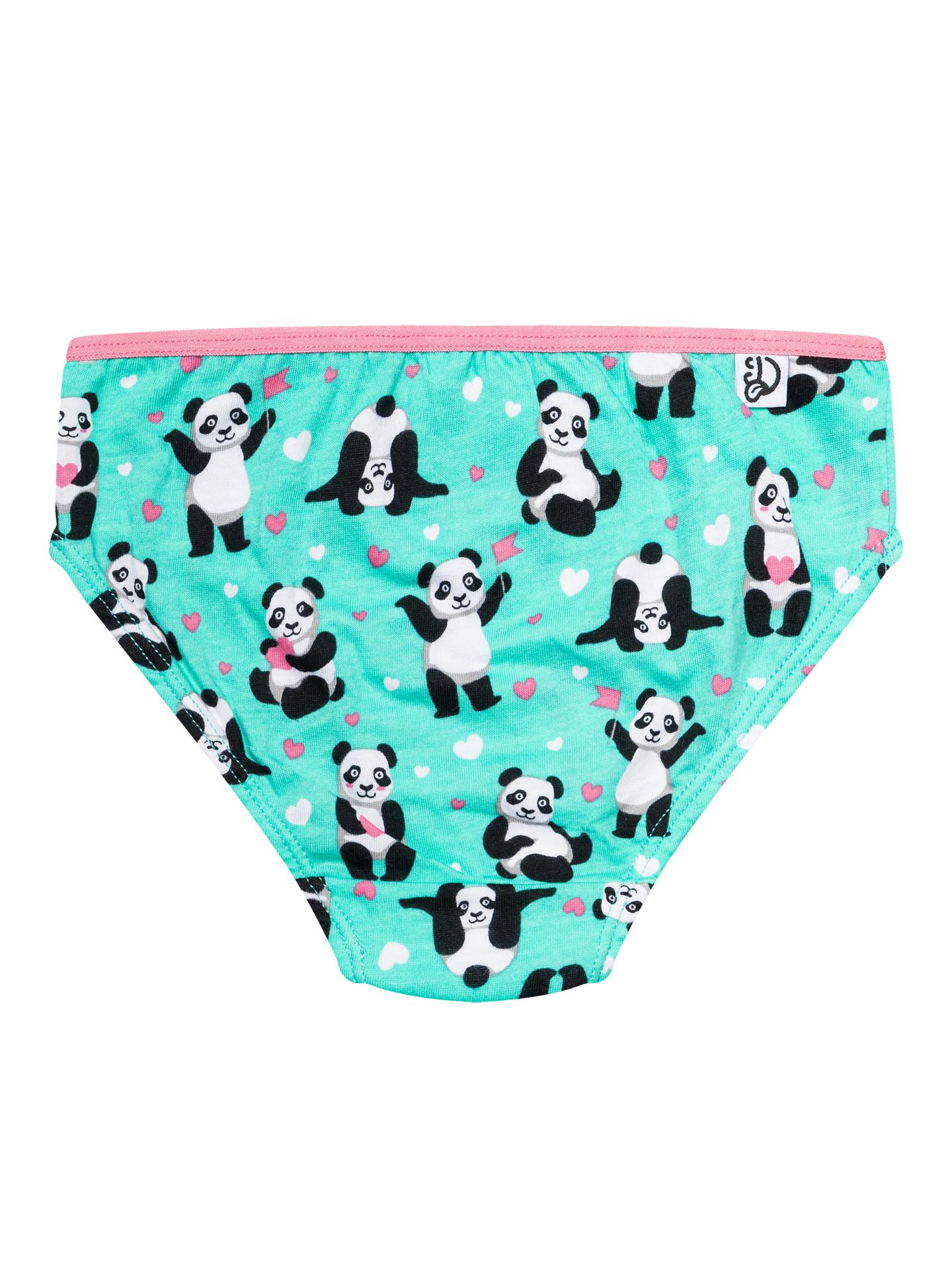 Girls' Briefs Panda & Hearts