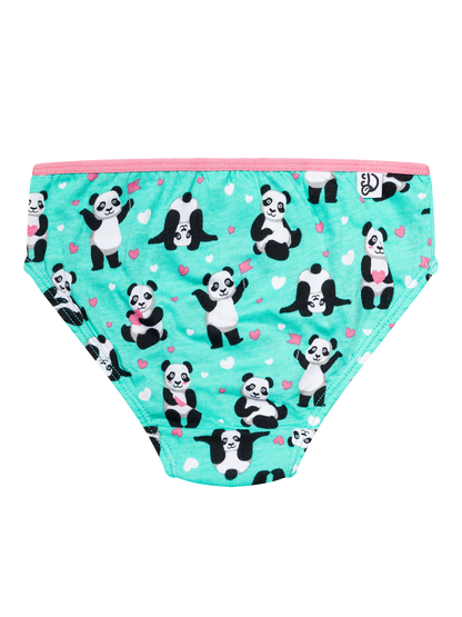 Girls' Briefs Panda & Hearts