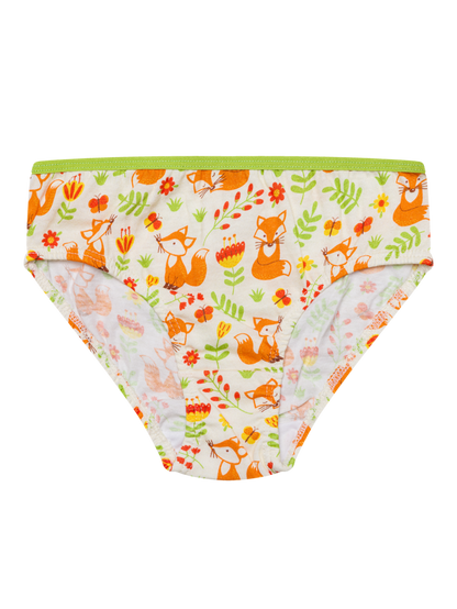 Girls' Briefs Fox & Butterflies