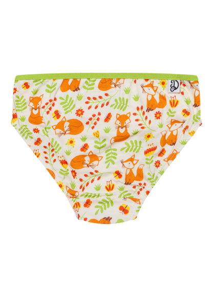 Girls' Briefs Fox & Butterflies