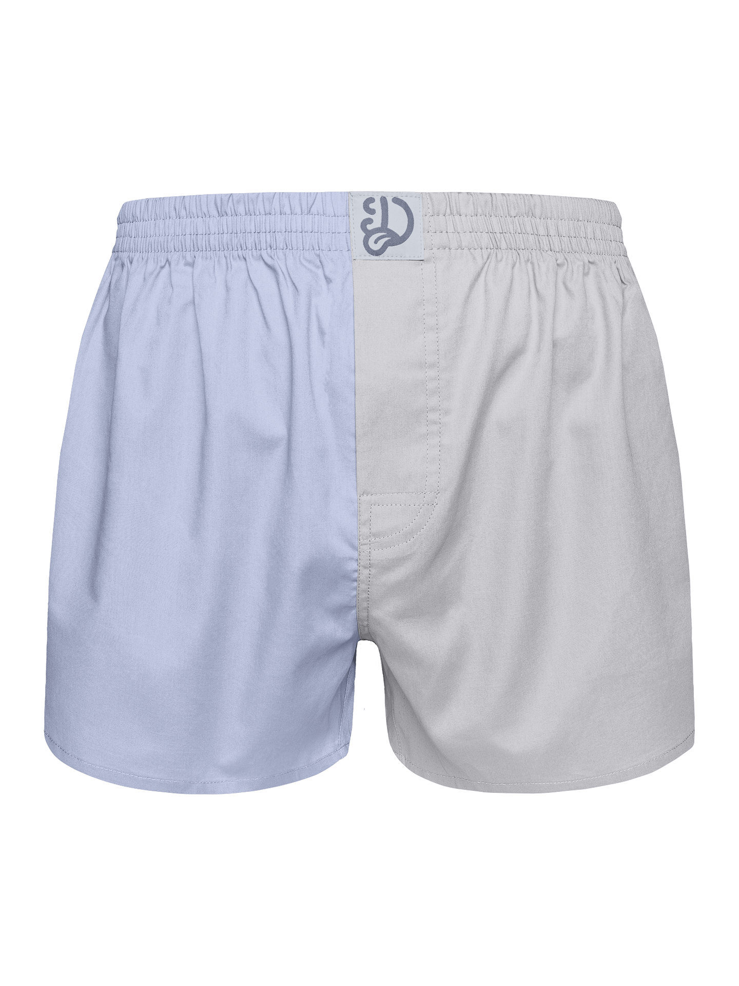 Blue & Grey Men's Boxer Shorts