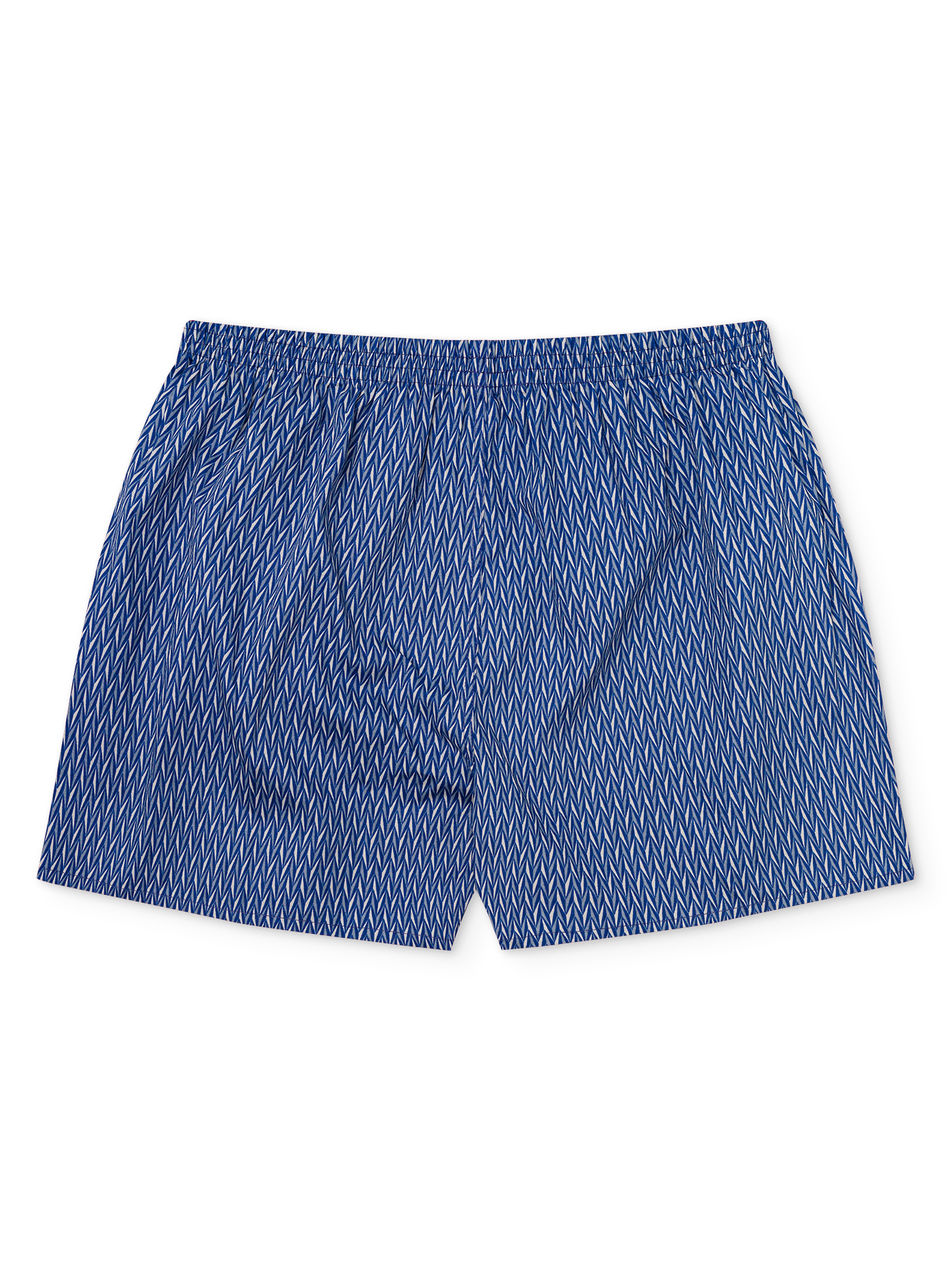 Blue & Grey Men's Pattern Boxer Shorts