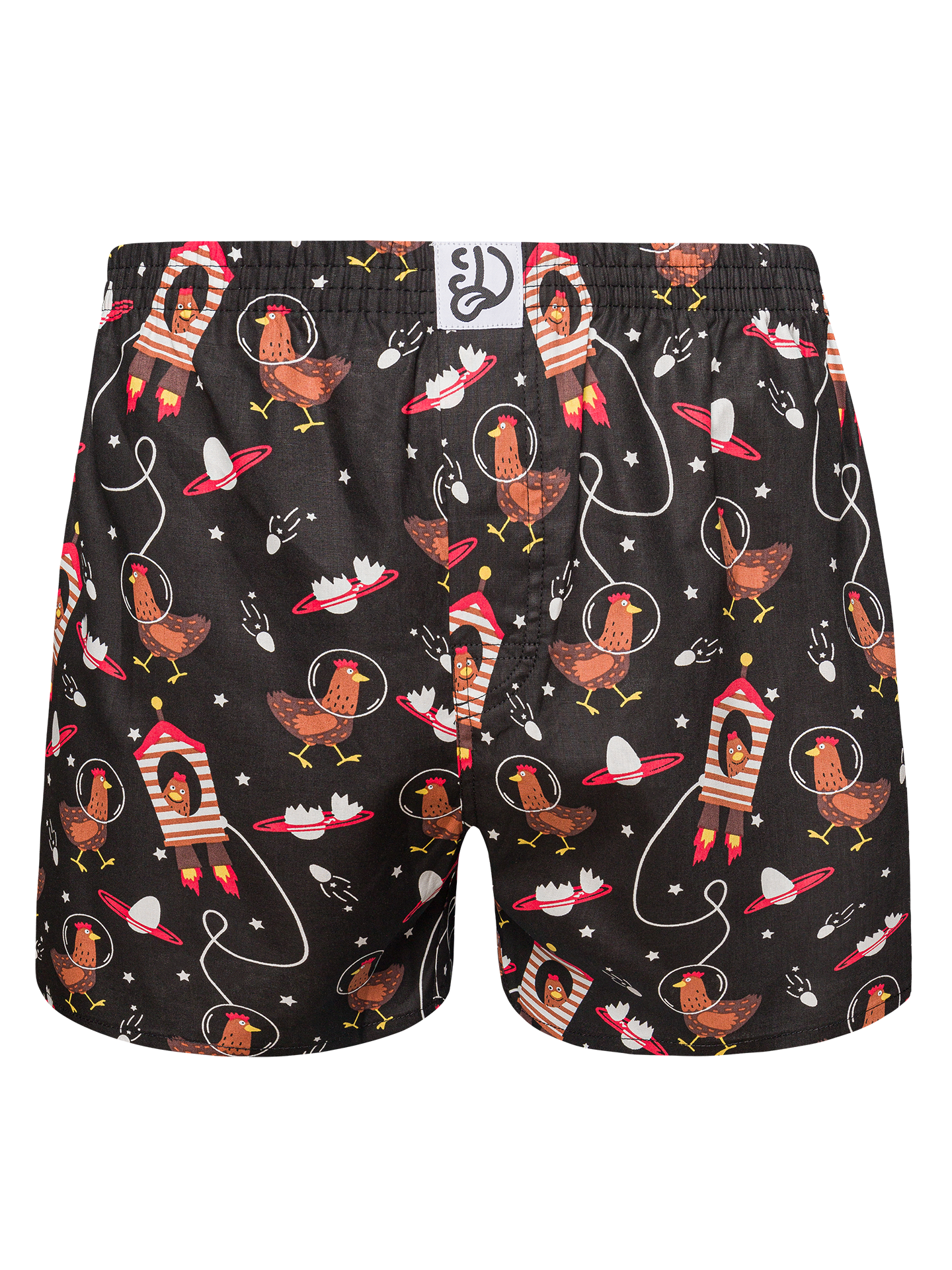 Men's Boxer Shorts Hen Astronaut