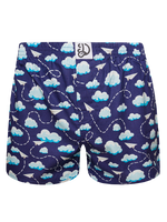 Men's Boxer Shorts Paper Planes & Clouds