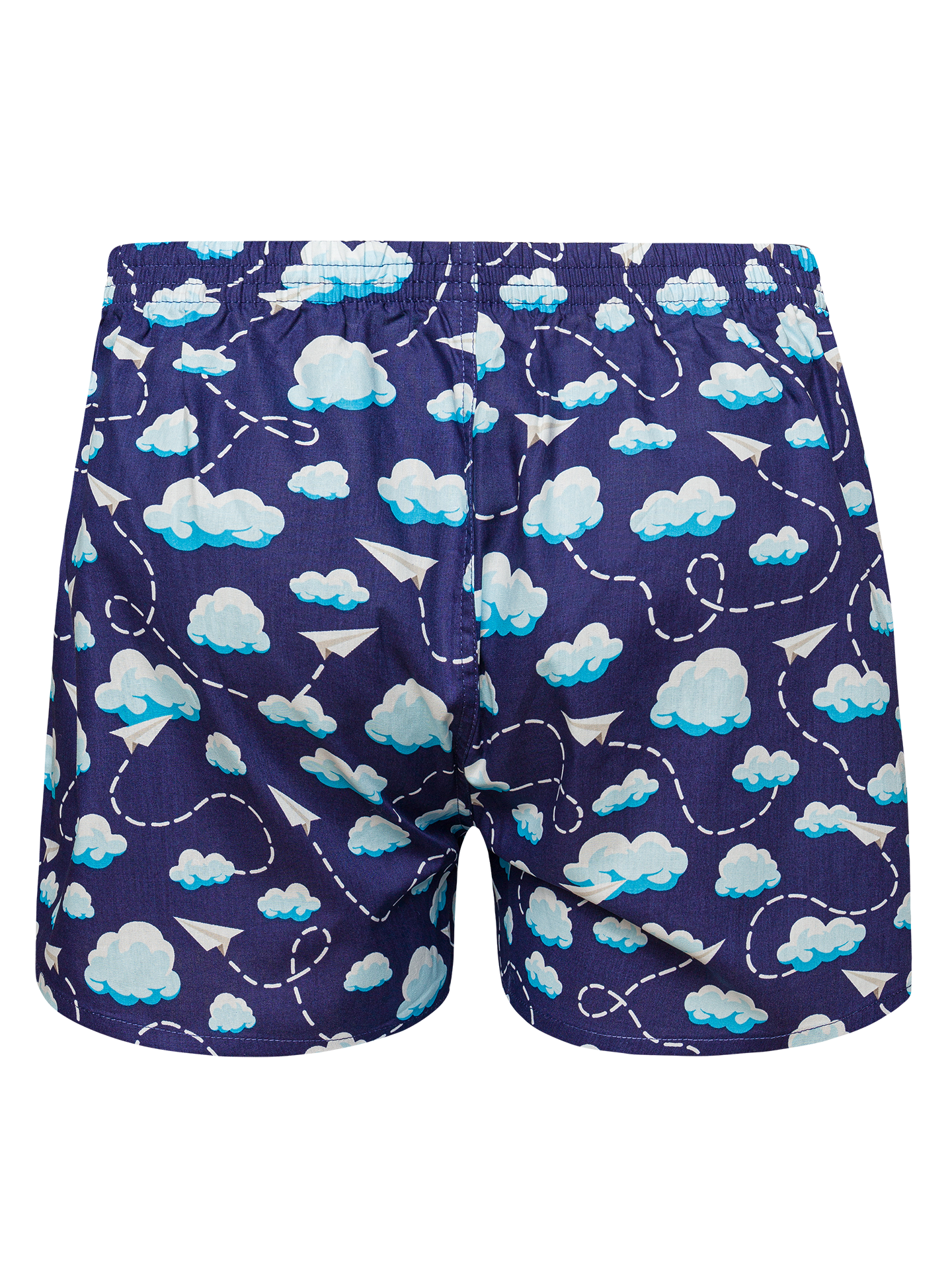 Men's Boxer Shorts Paper Planes & Clouds