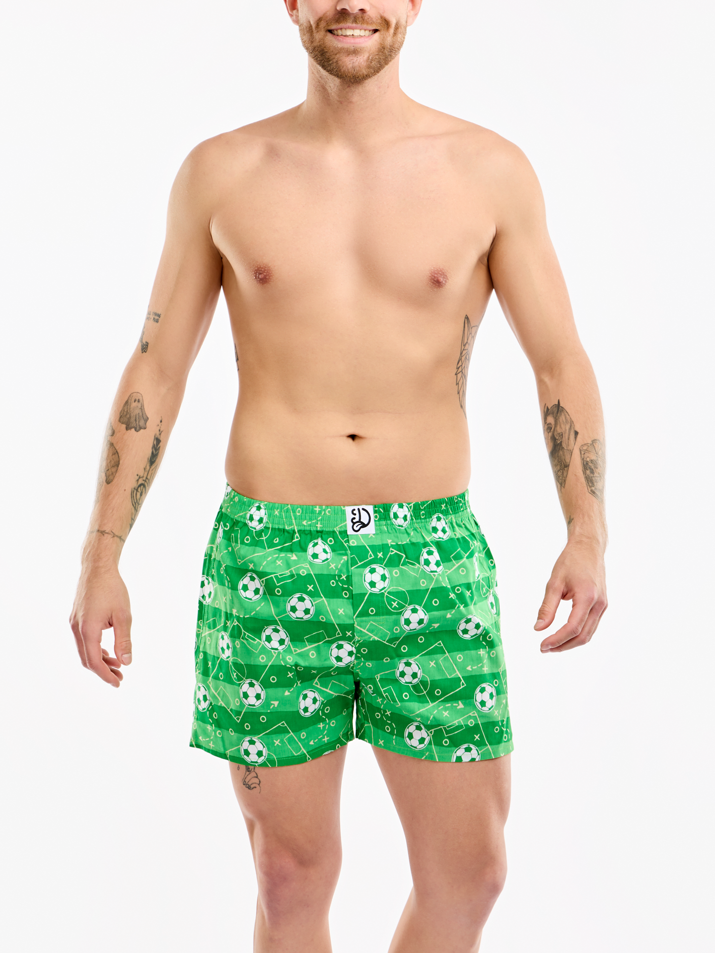 Men's Boxer Shorts Football Pitch