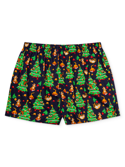 Men's Boxer Shorts Cat Party