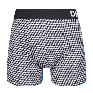 Black & White Men's Patterned Trunks