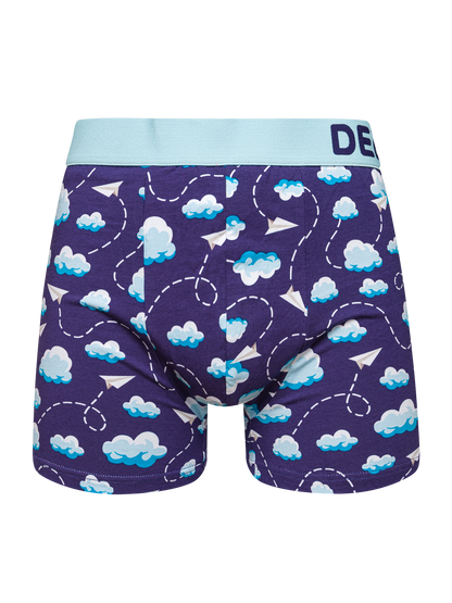 Men's Trunks Paper Planes & Clouds