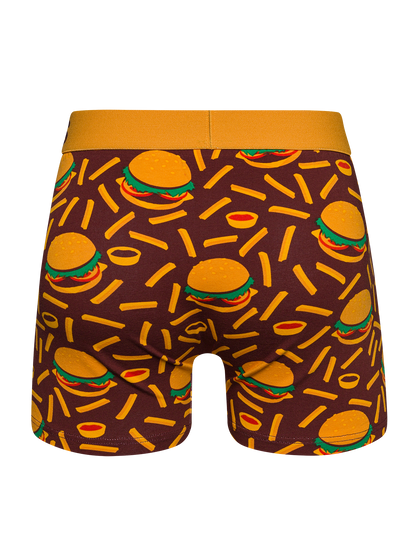 Men's Trunks Burger & French Fries