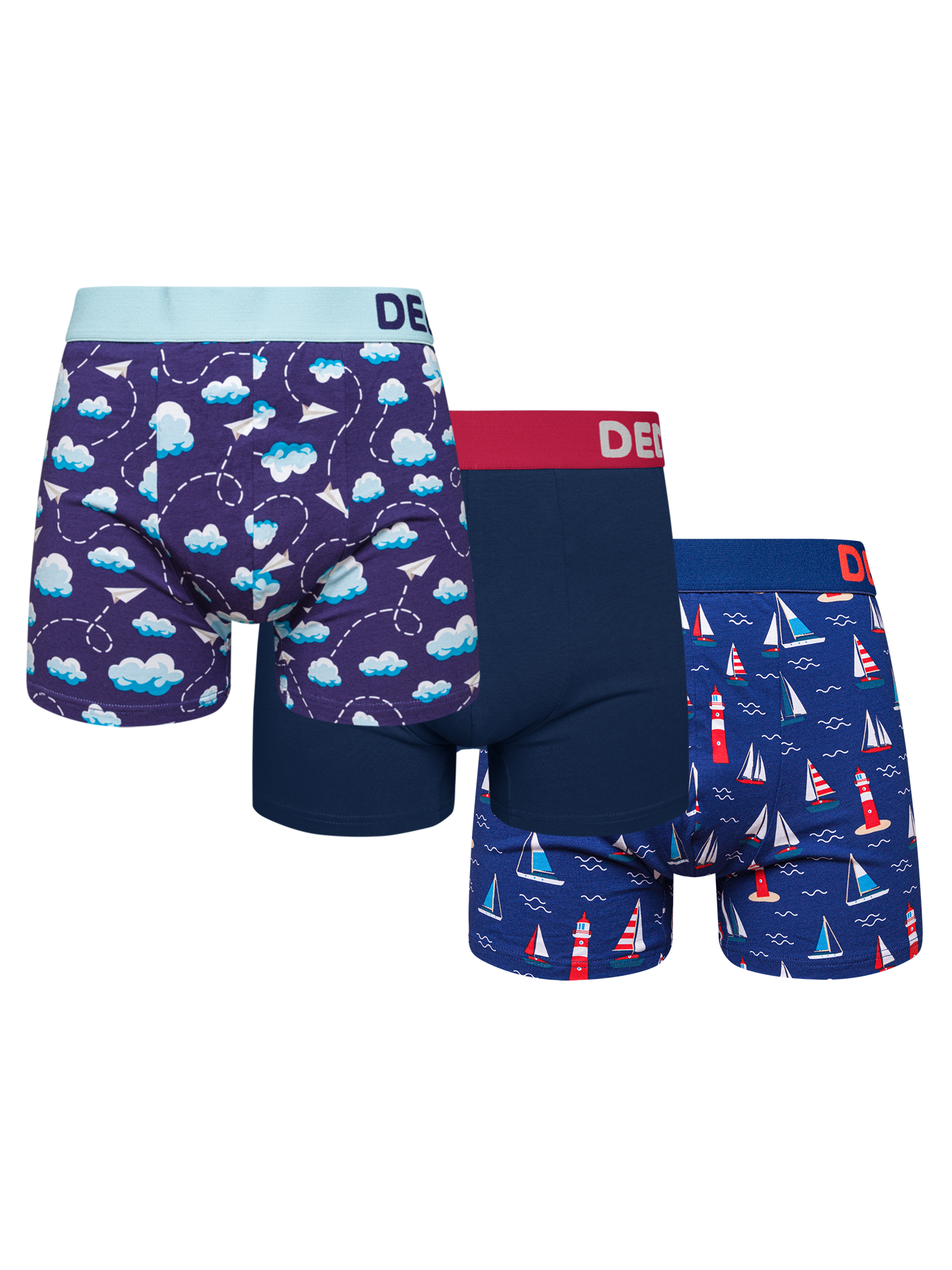 Men's Trunks 3-Pack Water & Air