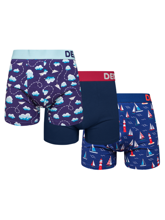 Men's Trunks 3-Pack Water & Air