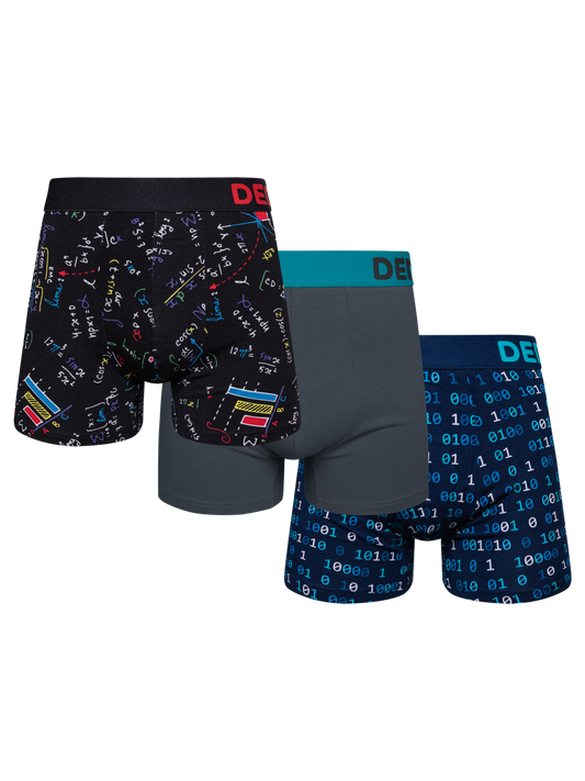 Men's Trunks 3-Pack Math Lover