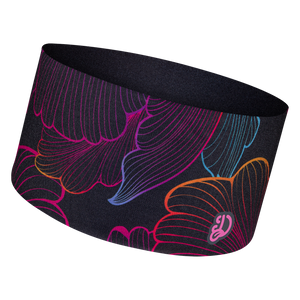 Active Headband Abstract Flowers