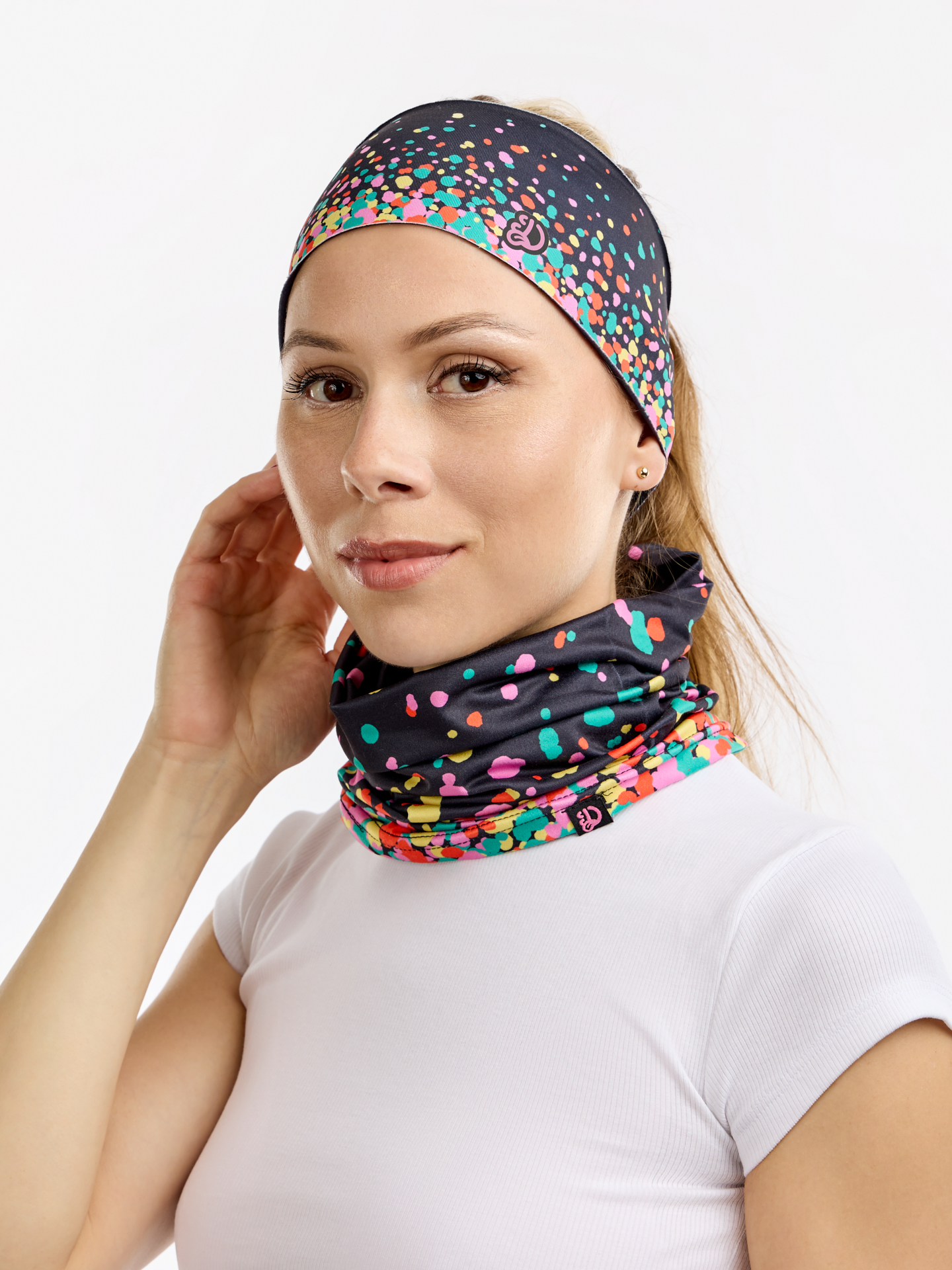 Active Headband Colorful Drops