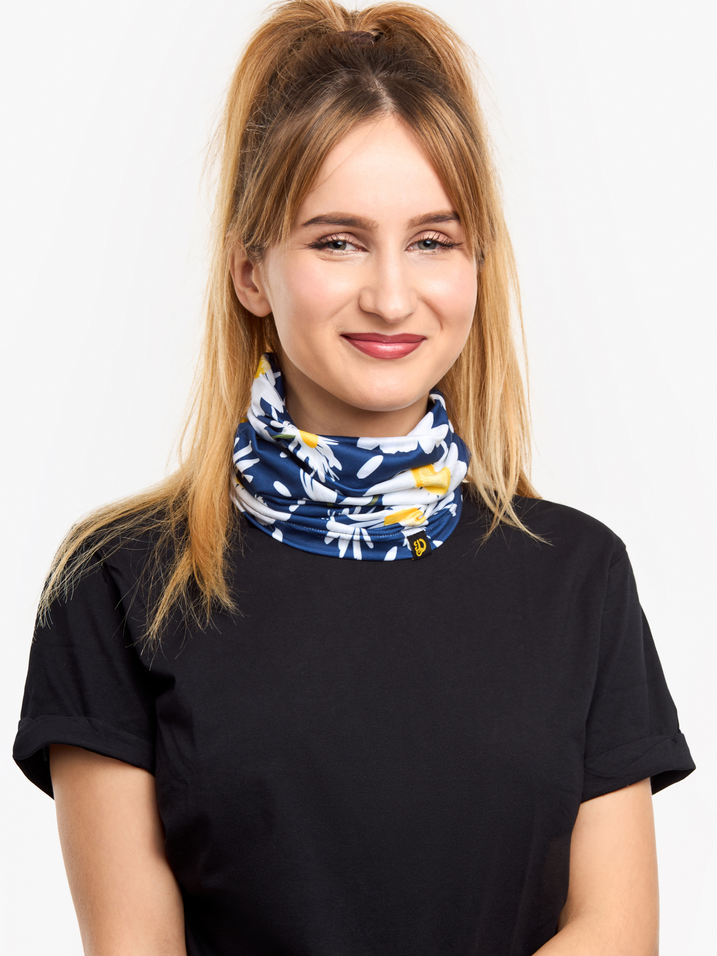 Neck warmer Spring Daisies