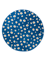 Round Beach Towel Daisy Blossom