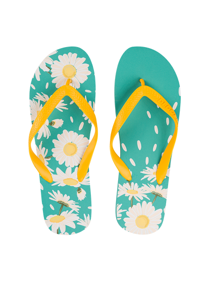 Flip Flops Summer Daisy