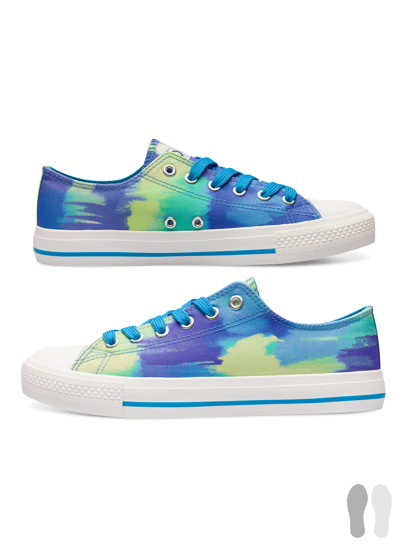 Canvas Shoes Aqua Camo