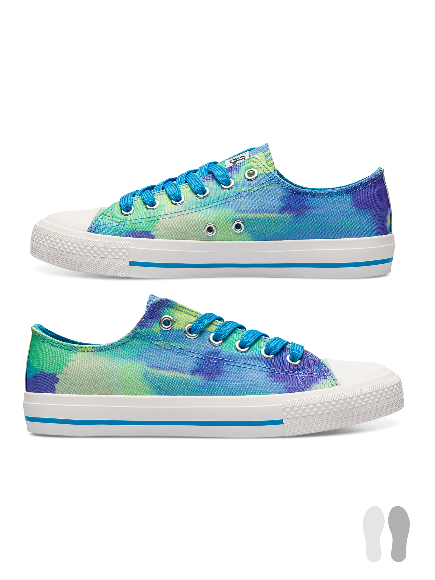 Canvas Shoes Aqua Camo