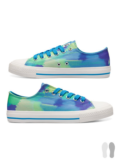 Canvas Shoes Aqua Camo